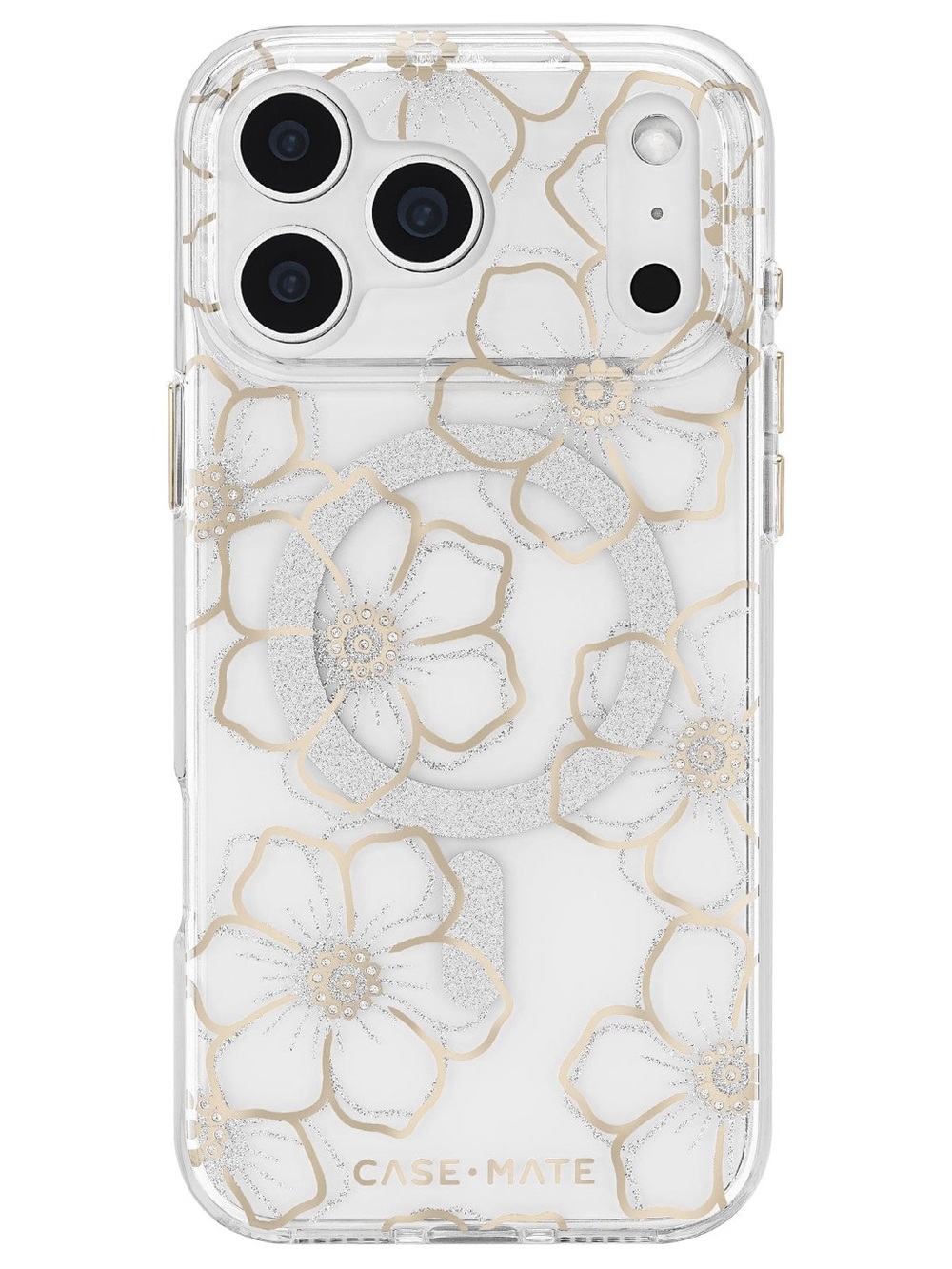 Case-Mate Glitter Floral Phone Case 17 pro max/18 pro max